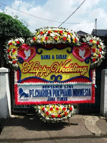Karangan Bunga Pernikahan  di Jawa Barat
